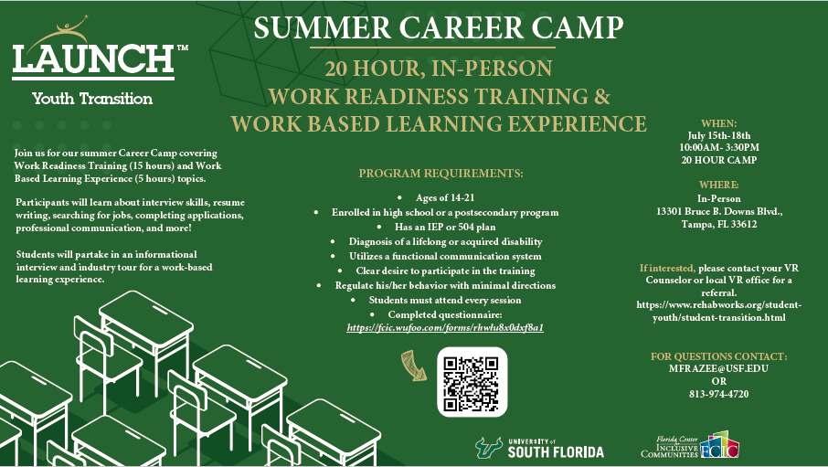 LAUNCH Work Readiness Training Flyer